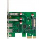 POWERTECH κάρτα επέκτασης PCIe σε 2x USB & 2x USB-C ST632, 5Gbps, NEC D720201