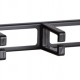 POWERTECH cable management NETW-0049 για rack 19"/1U, 5x γάντζοι, μαύρο