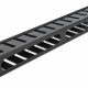 POWERTECH cable management NETW-0047 για rack 19"/1U, μεταλλικό, μαύρο