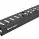 POWERTECH cable management NETW-0047 για rack 19"/1U, μεταλλικό, μαύρο
