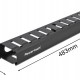 POWERTECH cable management NETW-0047 για rack 19"/1U, μεταλλικό, μαύρο