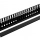 POWERTECH cable management NETW-0048 για rack 19"/1U, πλαστικό, μαύρο