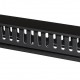POWERTECH cable management NETW-0048 για rack 19"/1U, πλαστικό, μαύρο