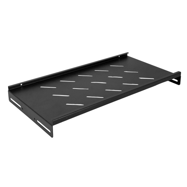 POWERTECH σταθερό ράφι για rack 19" NETW-0042, βάθος 250mm, μαύρο