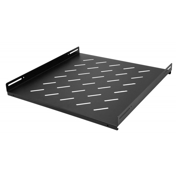 POWERTECH σταθερό ράφι για rack 19" NETW-0043, βάθος 475mm, μαύρο - Καμπίνες - Rack