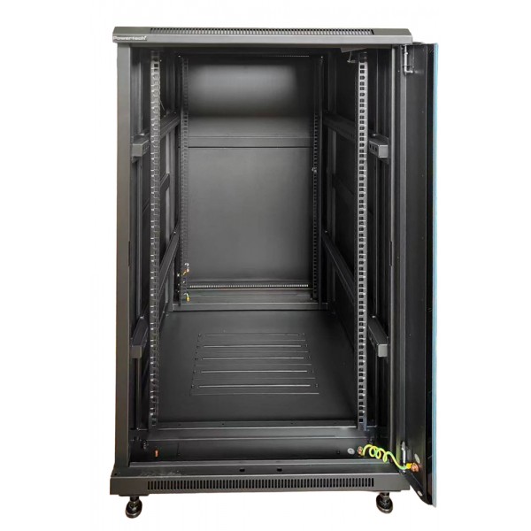 POWERTECH επιδαπέδια καμπίνα rack 19" NETW-0040, 600 x 800 x 1166mm, 22U - Powertech