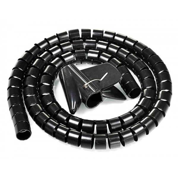 POWERTECH δεματικό καλωδίων TIES-083, πλαστικό, Φ20mm, 2m, μαύρο - Τακτοποίηση Καλωδίων