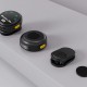 UPTECH ασύρματα μικρόφωνα UPWS-08 με θήκη φόρτισης, USB-C, 2.4GHz, μαύρο