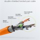 GOOBAY καλώδιο δικτύου 93340, CAT 6 S/FTP, copper, 250MHz, 0.25m, πορτοκαλί