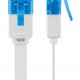 GOOBAY καλώδιο δικτύου 96303, CAT 6A U/UTP, flat, 500MHz, Copper, 0.5m, λευκό