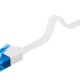 GOOBAY καλώδιο δικτύου 96303, CAT 6A U/UTP, flat, 500MHz, Copper, 0.5m, λευκό