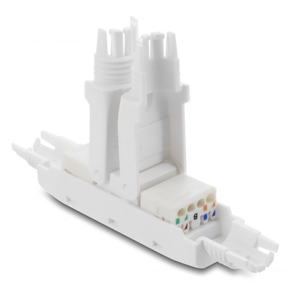 DELOCK σύνδεσμος LSA 91126, CAT 6A unshielded, tool-free, λευκός - Διάφορα Δικτύου