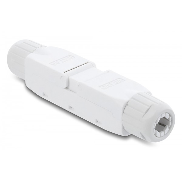 DELOCK σύνδεσμος LSA 91126, CAT 6A unshielded, tool-free, λευκός