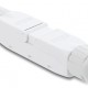 DELOCK σύνδεσμος LSA 91126, CAT 6A unshielded, tool-free, λευκός