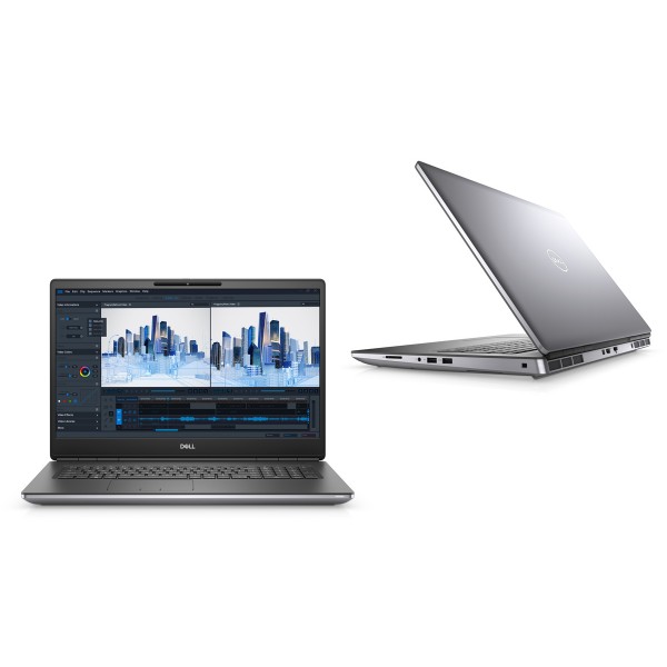 DELL Laptop Precision 7760, Factory Refurbished Grade A, i7-11850H, 32/512GB SSD, 17.3", Cam, GeForce RTX A3000, Windows 11 Pro - 