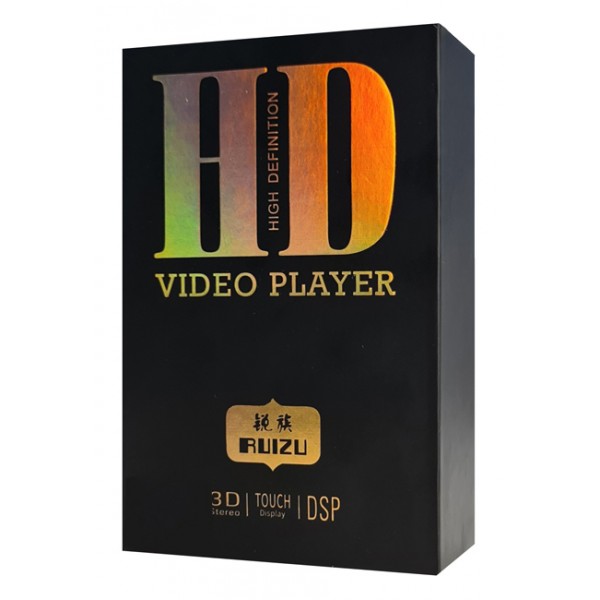 RUIZU MP3 player H10 με οθόνη αφής 3.8", 16GB, Bluetooth, μαύρο