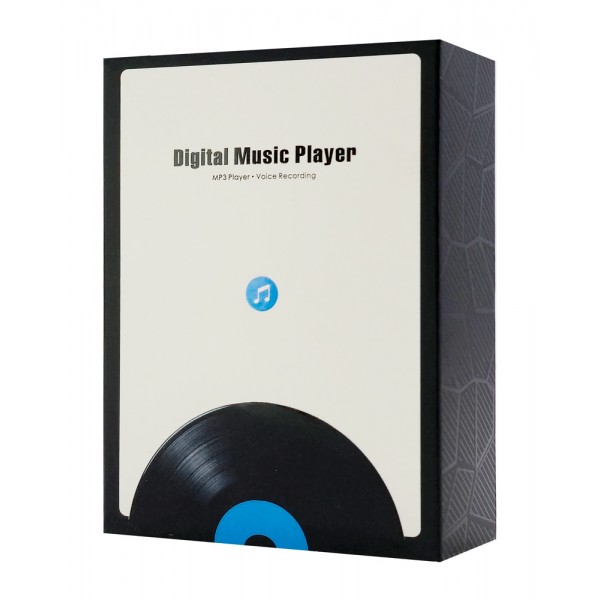 RUIZU MP3 player M8, 1.54", 32GB, Bluetooth, ελληνικό μενού, μαύρο