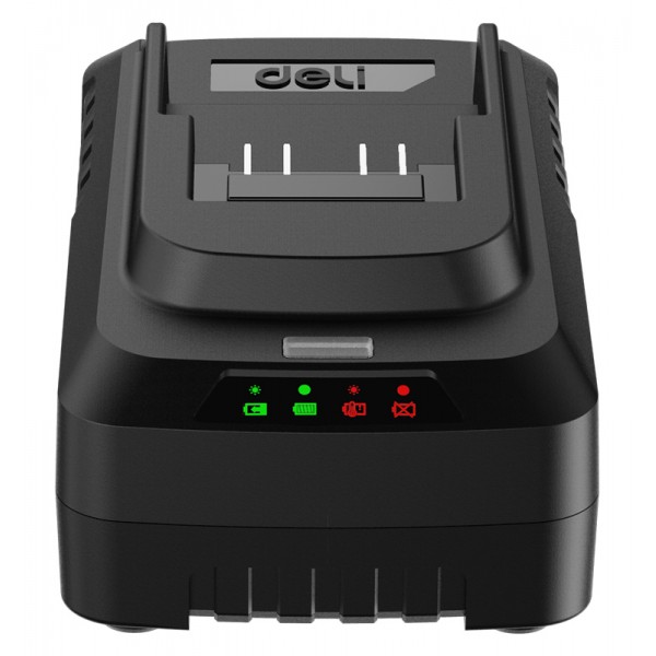 DELI φορτιστής μπαταριών εργαλείων μπαταρίας DE-CD20A2, 1 θέση, 20V 2Α - Service & Εργαλεία