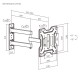 POWERTECH επιτοίχια βάση τηλεόρασης PT-1556, 23-43", έως 30kg, full motion