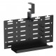 BRATECK cable management γραφείου CC11-20-1, μεταλλικό, 384x63x307mm, μαύρο