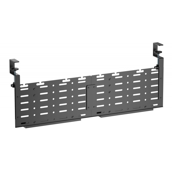 BRATECK cable management γραφείου CC11-20-2, μεταλλικό, 768x63x307mm, μαύρο