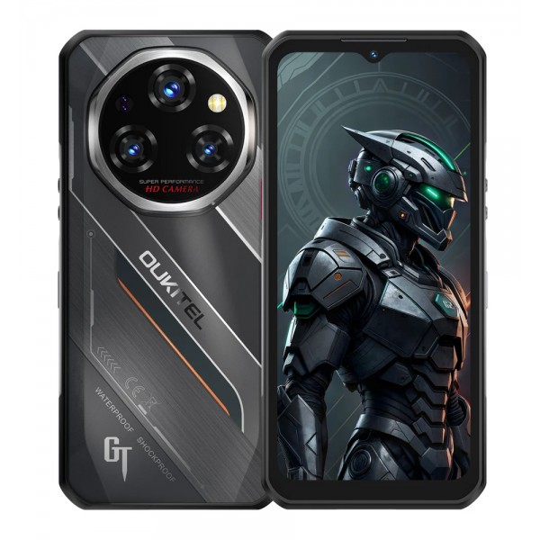 OUKITEL smartphone WP62, 6.6", 12/512GB, 5G, 11000mAh, IP68/IP69K/MIL-STD-810H, μαύρο - 