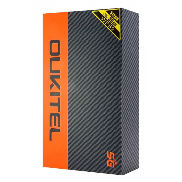 OUKITEL smartphone WP62, 6.6", 12/512GB, 5G, 11000mAh, IP68/IP69K/MIL-STD-810H, ασημί