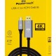 POWERTECH καλώδιο USB-C σε HDMI PTR-0171, 4K/60Hz, 10.2 Gbps, 1m, μαύρο