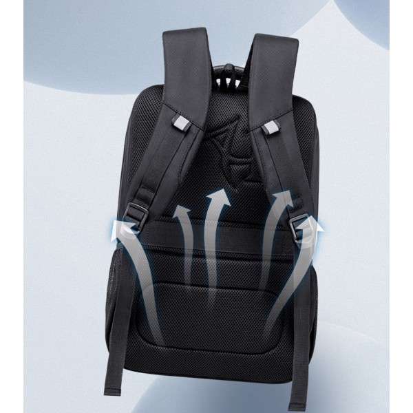 ARCTIC HUNTER τσάντα πλάτης B00111 με θήκη laptop 15.6", 20L, μαύρη