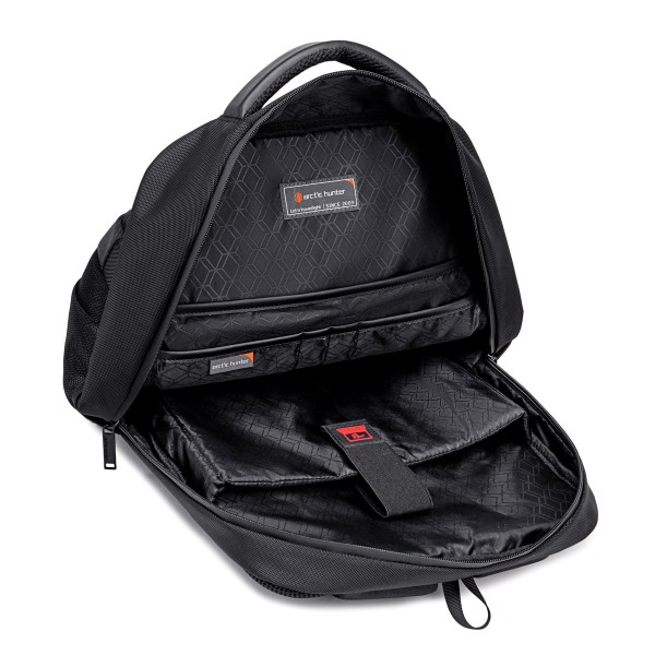 ARCTIC HUNTER τσάντα πλάτης B00111 με θήκη laptop 15.6", 20L, μαύρη