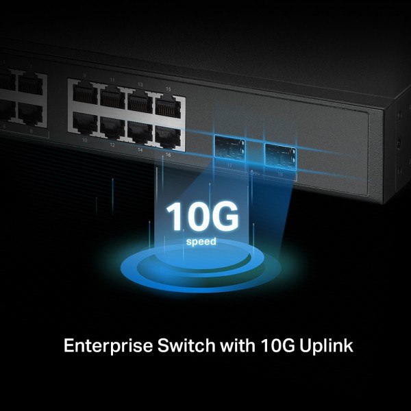 TP-LINK L2+ managed switch SG3218XP-M2, 16x 2.5Gbps θύρες, PoE+, V1.0