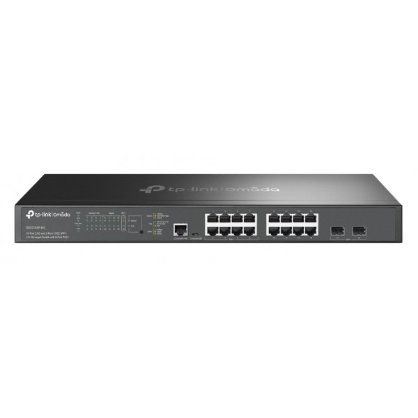 TP-LINK L2+ managed switch SG3218XP-M2, 16x 2.5Gbps θύρες, PoE+, V1.0 - Δικτυακά