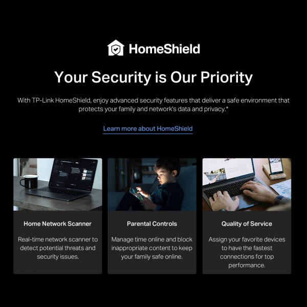 TP-LINK router Archer BE230, WiFi 7, 3600Mbps BE3600, Dual Band, V2.0
