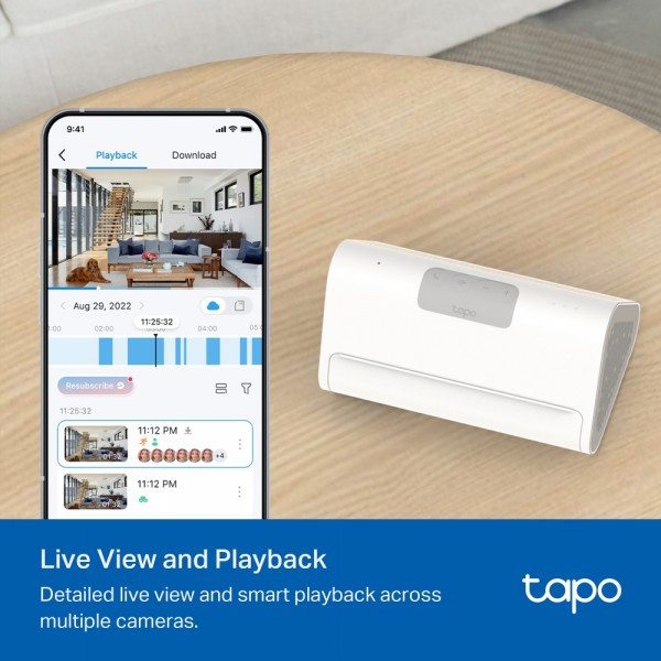 TP-LINK smart hub Tapo H500, HomeBase, WiFi, 868MHz, V1.0