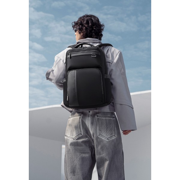 ARCTIC HUNTER τσάντα πλάτης B00808 με θήκη laptop 15.6", 19.5L, μαύρη - Προσωπική Φροντίδα