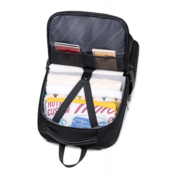 ARCTIC HUNTER τσάντα πλάτης B00808 με θήκη laptop 15.6", 19.5L, μαύρη