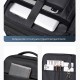ARCTIC HUNTER τσάντα πλάτης B00866 με θήκη laptop 15.6", αεροστεγής θήκη, 35.5L/49.5L, μαύρη