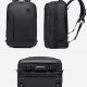 ARCTIC HUNTER τσάντα ταξιδίου LG00861 με θήκη laptop 15.6", τροχήλατη, 42L/54L, μαύρη