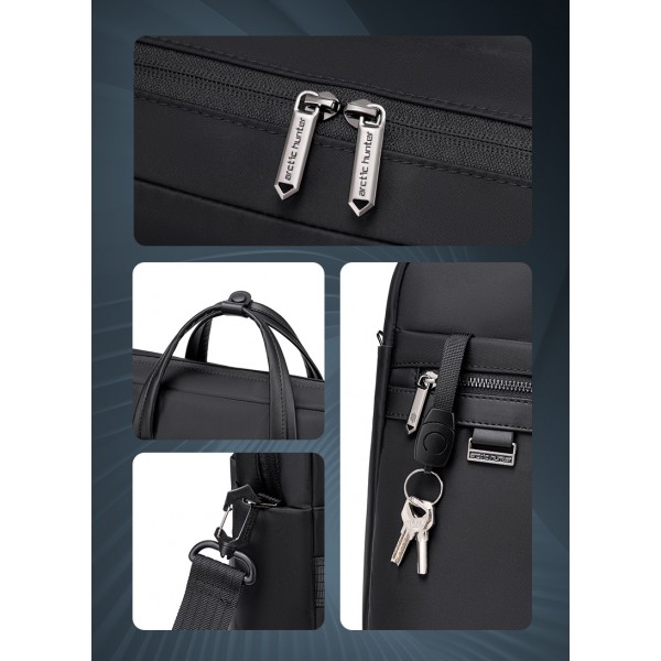 ARCTIC HUNTER τσάντα ώμου GWB00849 με θήκη laptop 15.6", 14L, χακί