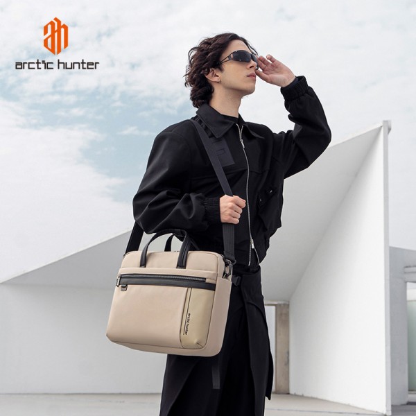 ARCTIC HUNTER τσάντα ώμου GWB00849 με θήκη laptop 15.6", 14L, χακί - Προσωπική Φροντίδα