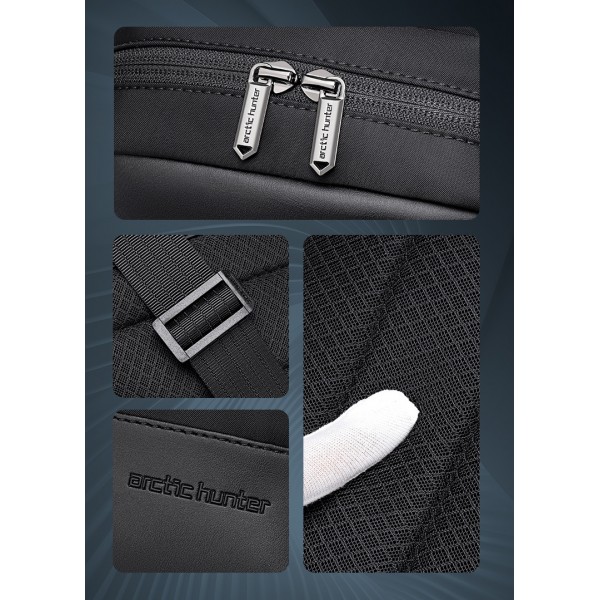 ARCTIC HUNTER τσάντα Crossbody XB00829, 3L, μαύρη