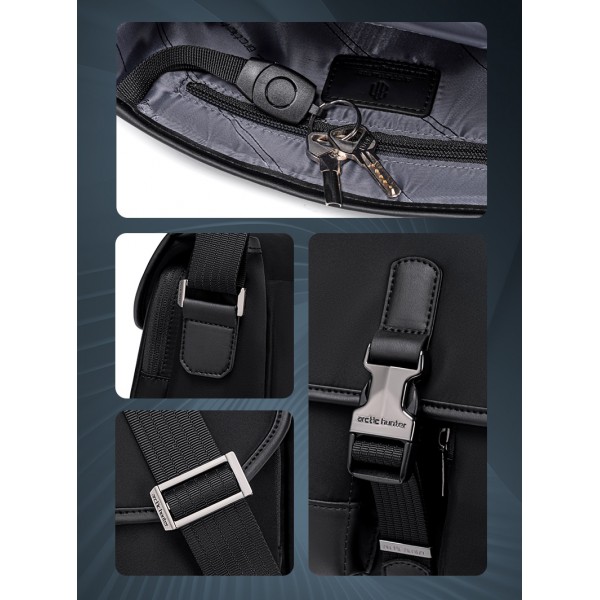 ARCTIC HUNTER τσάντα ώμου KB00827, 6L, μαύρη