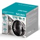 BRUNO ανεμιστήρας αυτοκινήτου BRN-0284, 5" ιντσών, με περιστροφή 360°, 2 ταχύτητες και καλώδιο USB