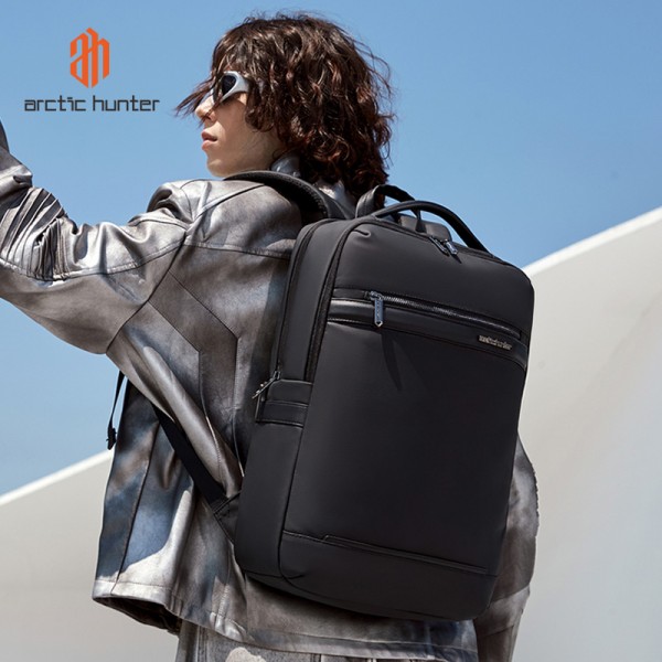 ARCTIC HUNTER τσάντα πλάτης B00872 με θήκη laptop 15.6", 14.5L, μαύρη - Προσωπική Φροντίδα
