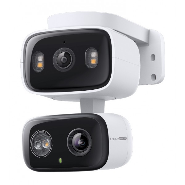 TP-LINK smart κάμερα Tapo C246D, dual lens, 2K/3MP, WiFi, PTZ, IP65, V1.0 - Smart Κάμερες