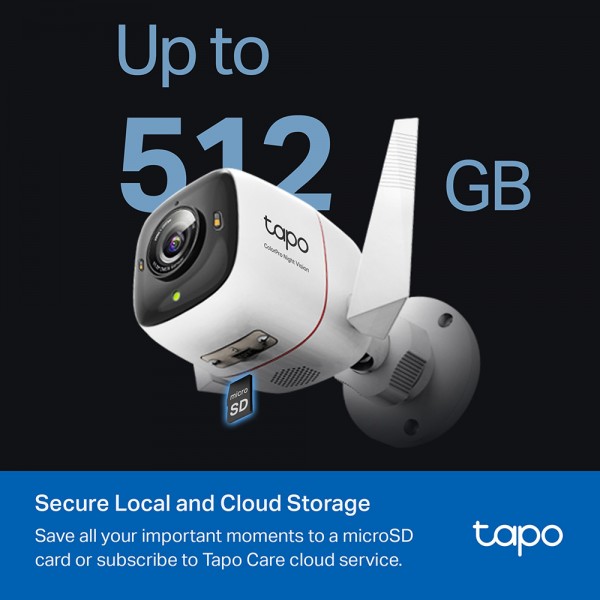 TP-LINK smart κάμερα Tapo C325WB, 2K, WiFi, IP66, V2.0