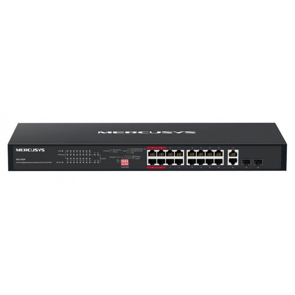MERCUSYS rackmount switch MS120GP, 20x Gigabit θύρες, PoE+, V1.0 - Περιφερειακά