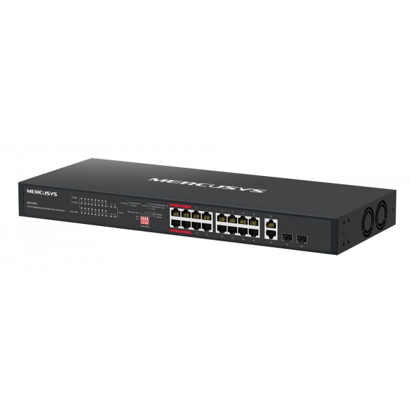 MERCUSYS rackmount switch MS120GP, 20x Gigabit θύρες, PoE+, V1.0