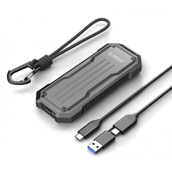 ORICO θήκη για M.2 NVME/NGFF SSD OXS2C3-G2, 10Gbps, γκρι - Θήκες & Trays Σκληρών Δίσκων