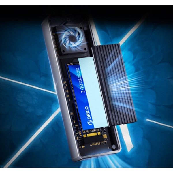ORICO θήκη για M.2 NVME SSD CNM2-G20, 20Gbps, γκρι